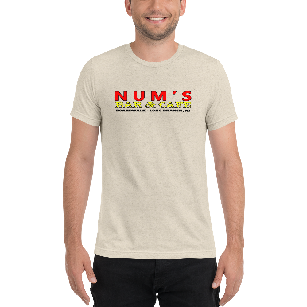 Num's Bar & Cafe - LONG BRANCH - Short sleeve t-shirt Oatmeal Triblend