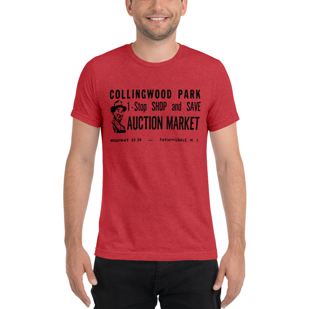 Collingwood Auction - FARMINGDALE - Short sleeve t-shirt Red Triblend
