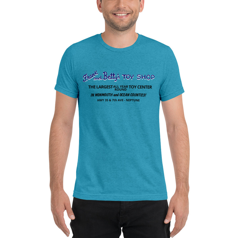 Frank and Betty's Toy Shop - NEPTUNE - Short sleeve t-shirt Aqua Triblend