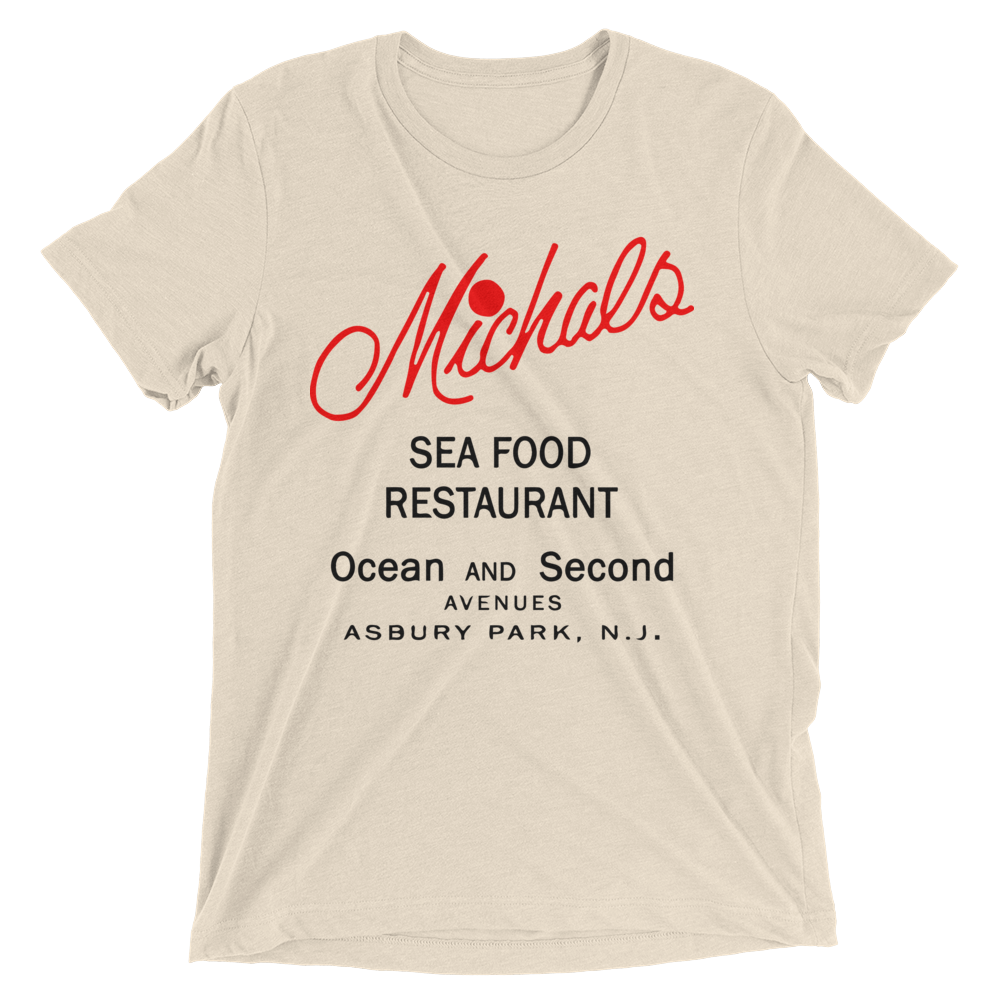 Michal's Sea Food Restaurant - ASBURY PARK - Short sleeve t-shirt Oatmeal Triblend