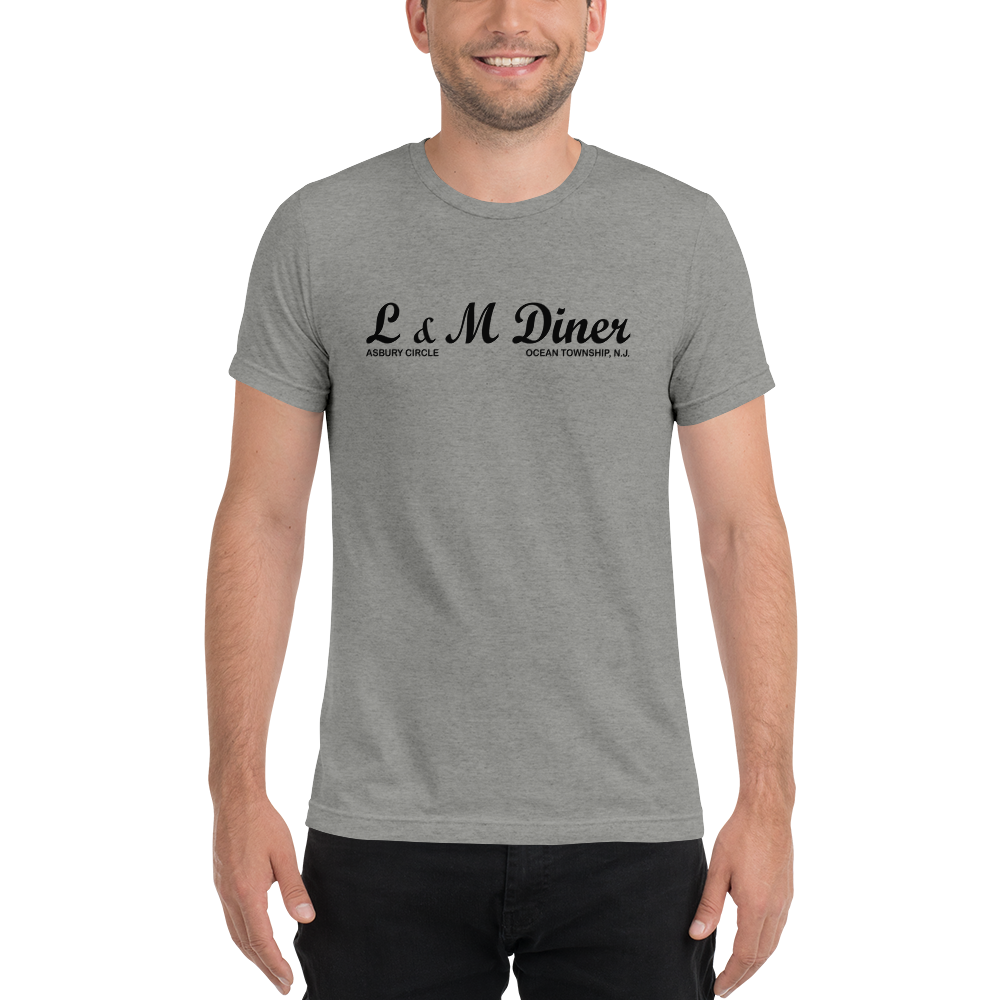 L & M Diner - OCEAN - Short sleeve t-shirt Athletic Grey Triblend