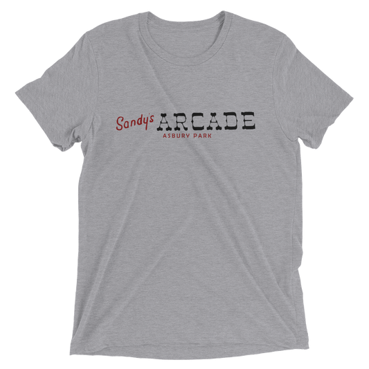 Sandy's Arcade - ASBURY PARK - Short sleeve t-shirt Athletic Grey Triblend