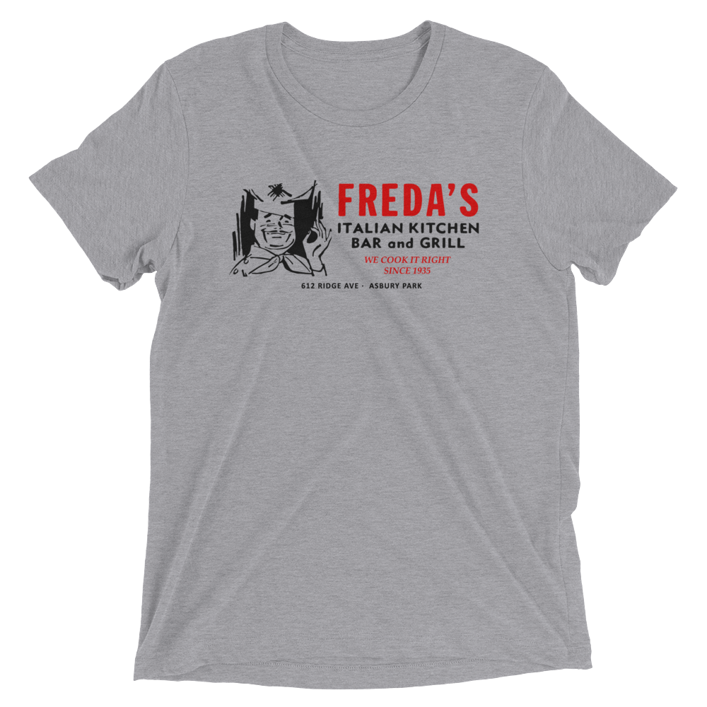 Freda's Bar and Grill - ASBURY PARK - Short sleeve t-shirt Athletic Grey Triblend
