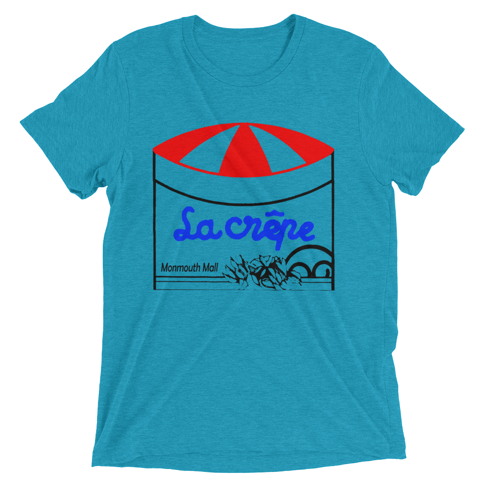 La crepe - MONMOUTH MALL - Short sleeve t-shirt Aqua Triblend