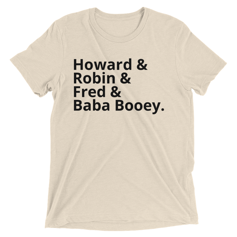 Howard & Robin & Fred & Baba Booey - Short sleeve t-shirt Oatmeal Triblend