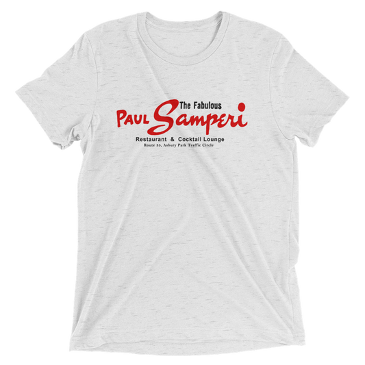 Paul Samperi Restaurant & Cocktail Lounge - OCEAN TWP. - Short sleeve t-shirt White Fleck Triblend