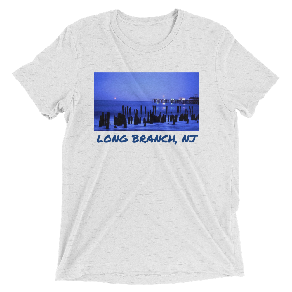 LONG BRANCH PIER - Short sleeve t-shirt White Fleck Triblend