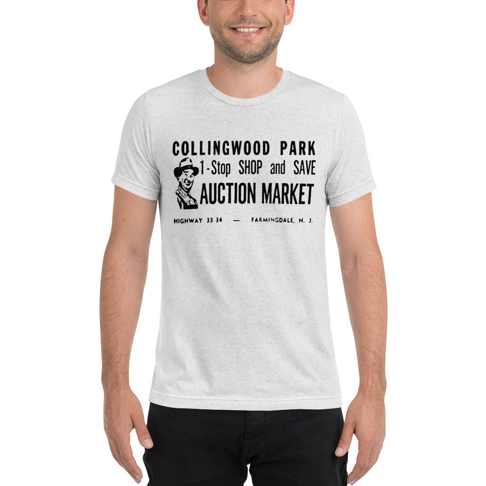 Collingwood Auction - FARMINGDALE - Short sleeve t-shirt White Fleck Triblend