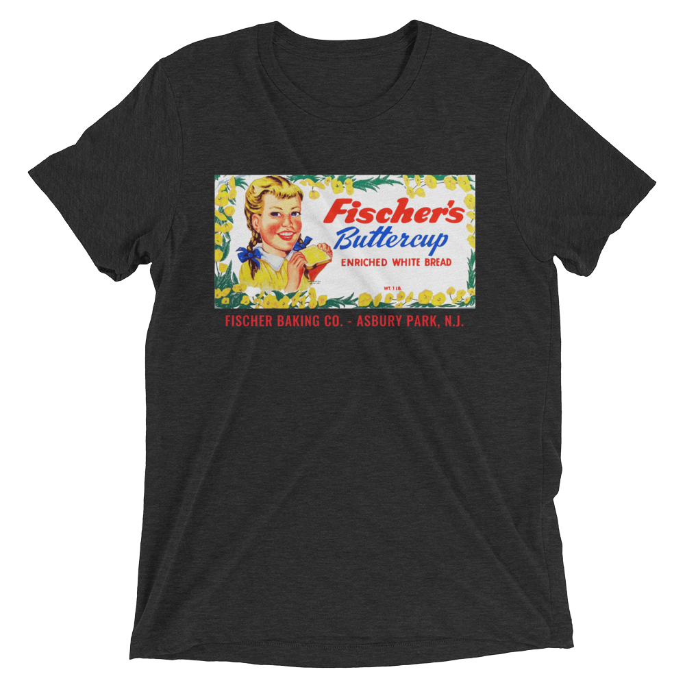 Fischer's Baking Co. - ASBURY PARK - Short sleeve t-shirt Charcoal-Black Triblend