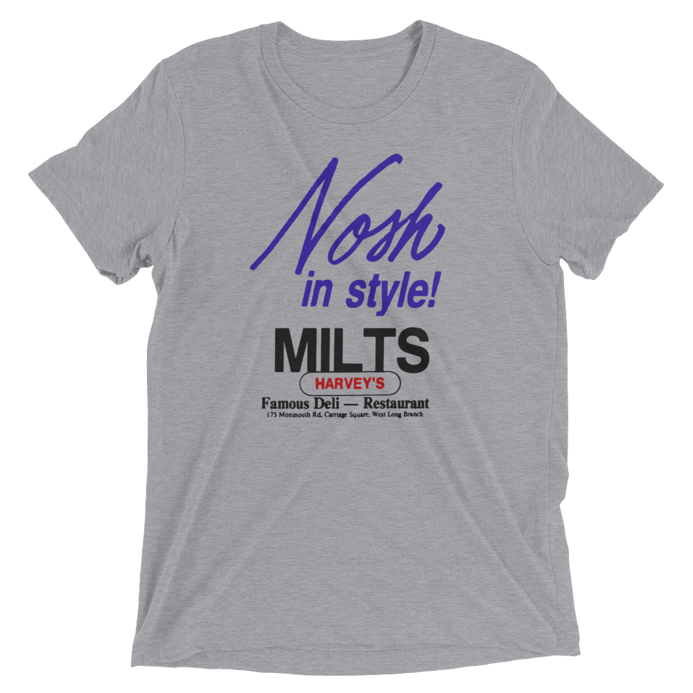 Milt's Famous Deli - WEST LONG BRANCH - Short sleeve t-shirt Athletic Grey Triblend