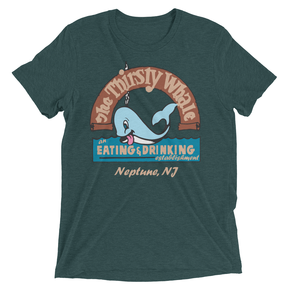 The Thirsty Whale - NEPTUNE - Short sleeve t-shirt Emerald Triblend