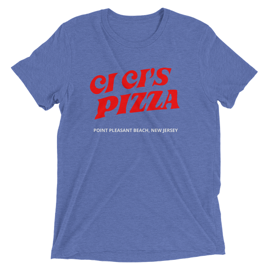 Ci Ci's Pizza - POINT PLEASANT BOARDWALK - Short sleeve t-shirt Blue Triblend