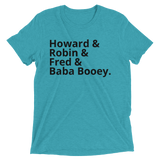 Howard &amp; Robin &amp; Fred &amp; Baba Booey - Camiseta de manga corta