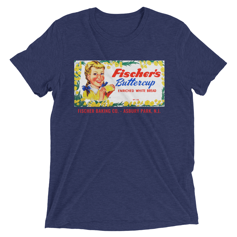 Fischer's Baking Co. - ASBURY PARK - Short sleeve t-shirt Navy Triblend