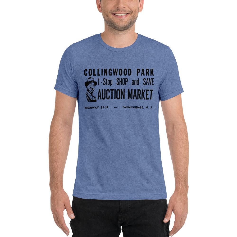 Collingwood Auction - FARMINGDALE - Short sleeve t-shirt Blue Triblend