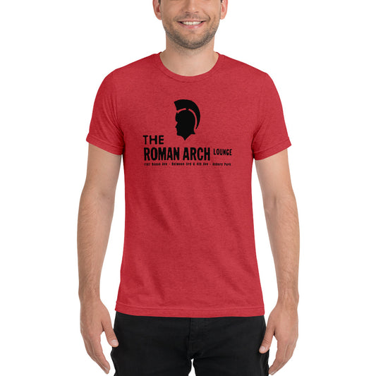 The Roman Arch Lounge - ASBURY PARK - Short sleeve t-shirt Red Triblend