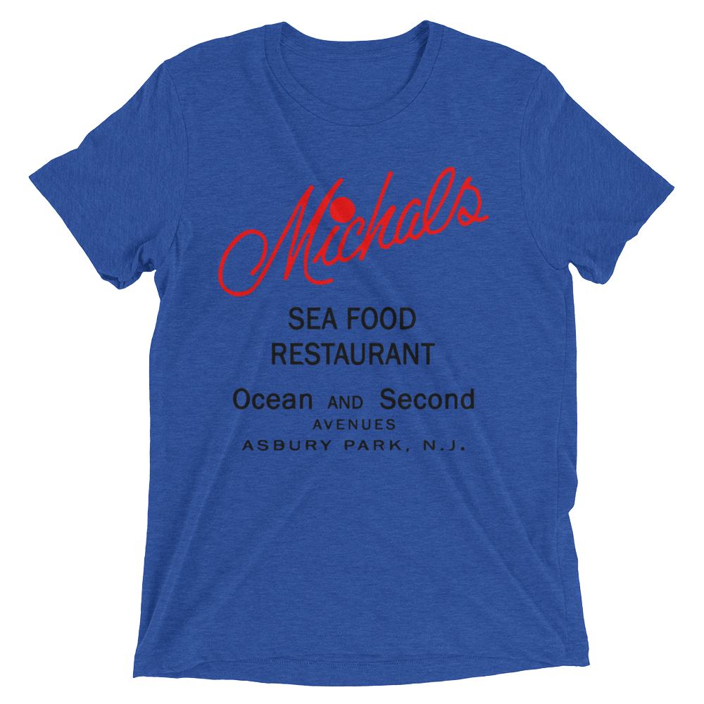 Michal's Sea Food Restaurant - ASBURY PARK - Short sleeve t-shirt True Royal Triblend
