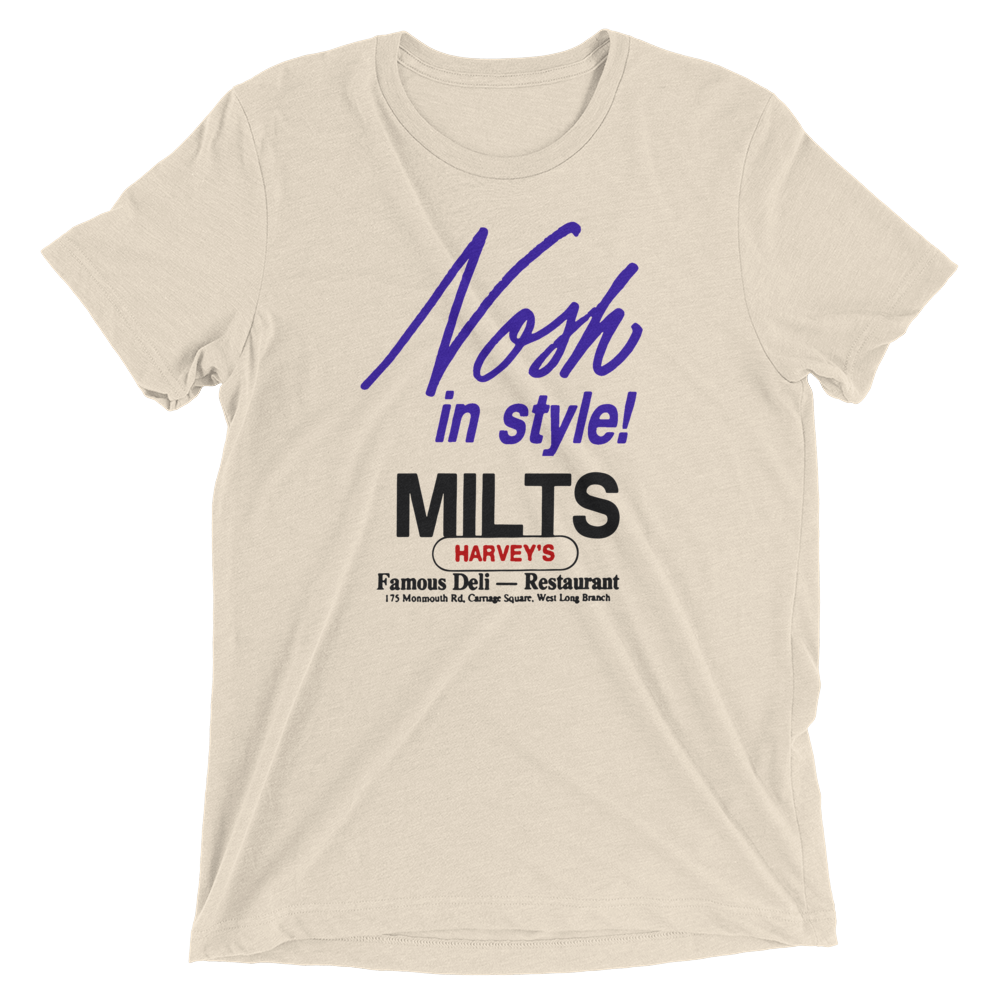 Milt's Famous Deli - WEST LONG BRANCH - Short sleeve t-shirt Oatmeal Triblend