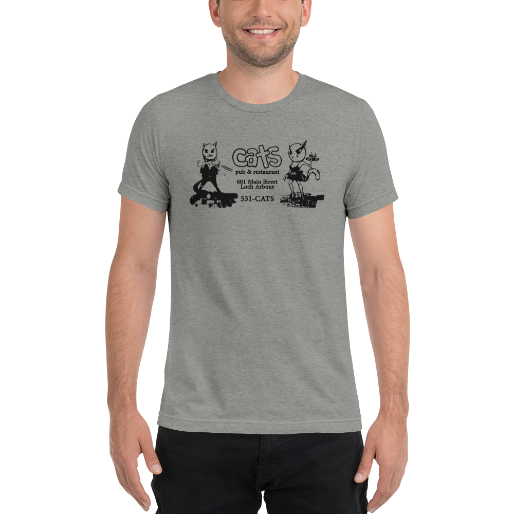 Cats - LOCH ARBOUR - Short sleeve t-shirt Athletic Grey Triblend