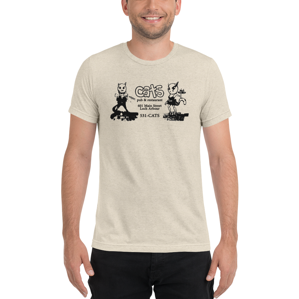 Cats - LOCH ARBOUR - Short sleeve t-shirt Oatmeal Triblend