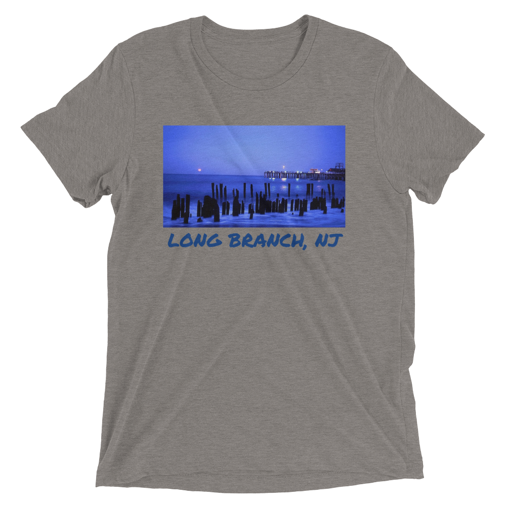 LONG BRANCH PIER - Short sleeve t-shirt Grey Triblend