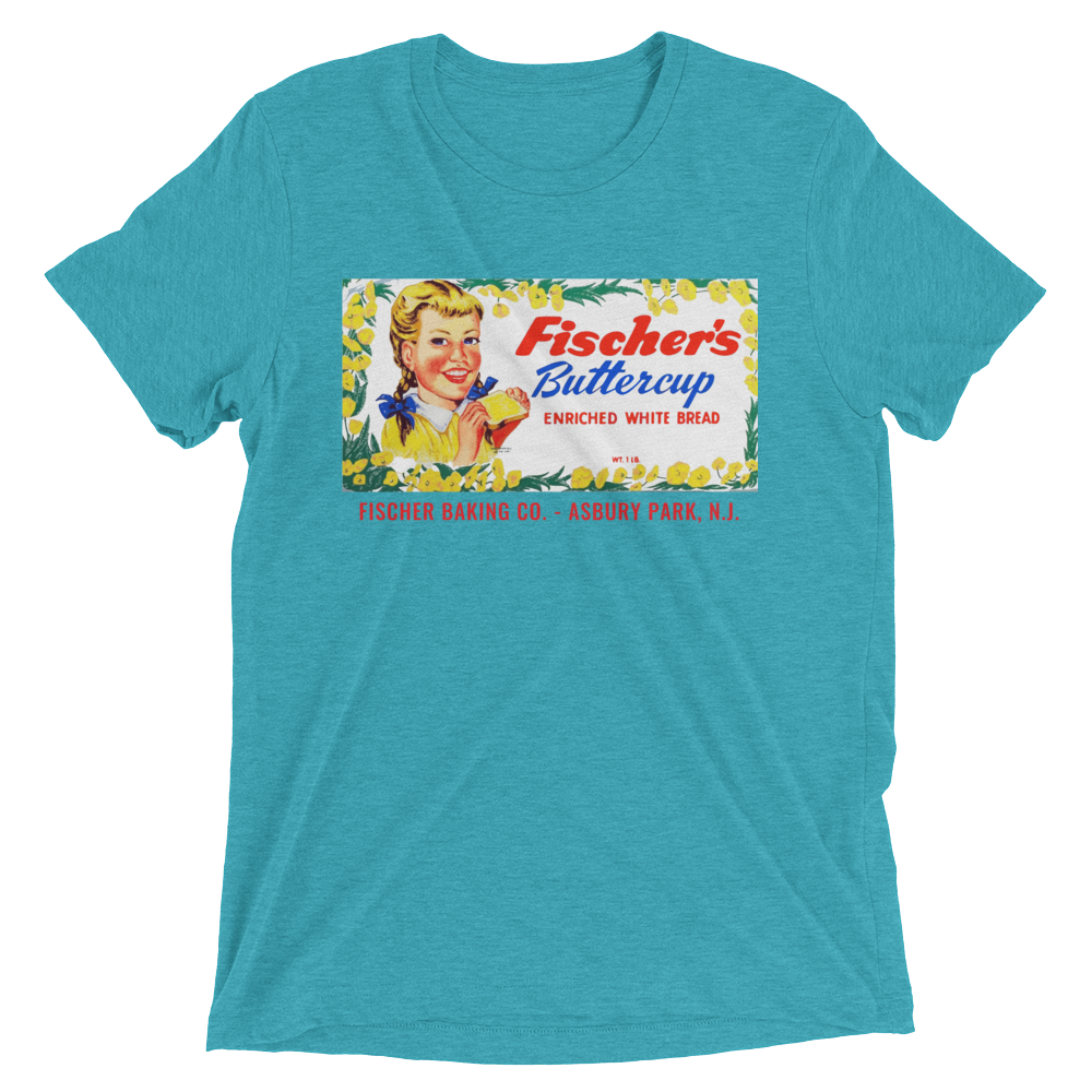 Fischer's Baking Co. - ASBURY PARK - Short sleeve t-shirt Teal Triblend