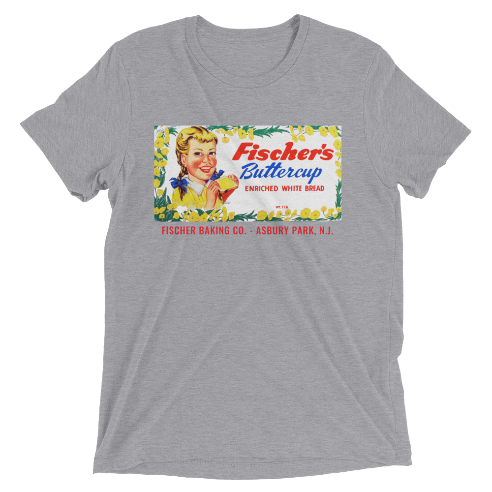 Fischer's Baking Co. - ASBURY PARK - Short sleeve t-shirt Athletic Grey Triblend