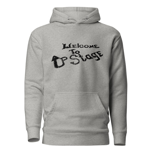 Welcome to Up Stage - Asbury Park - Unisex Hoodie Carbon Grey