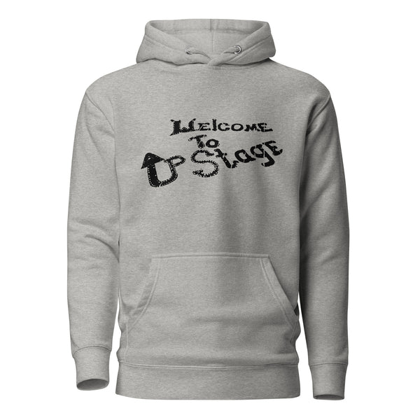 Welcome to Up Stage - Asbury Park - Unisex Hoodie Carbon Grey