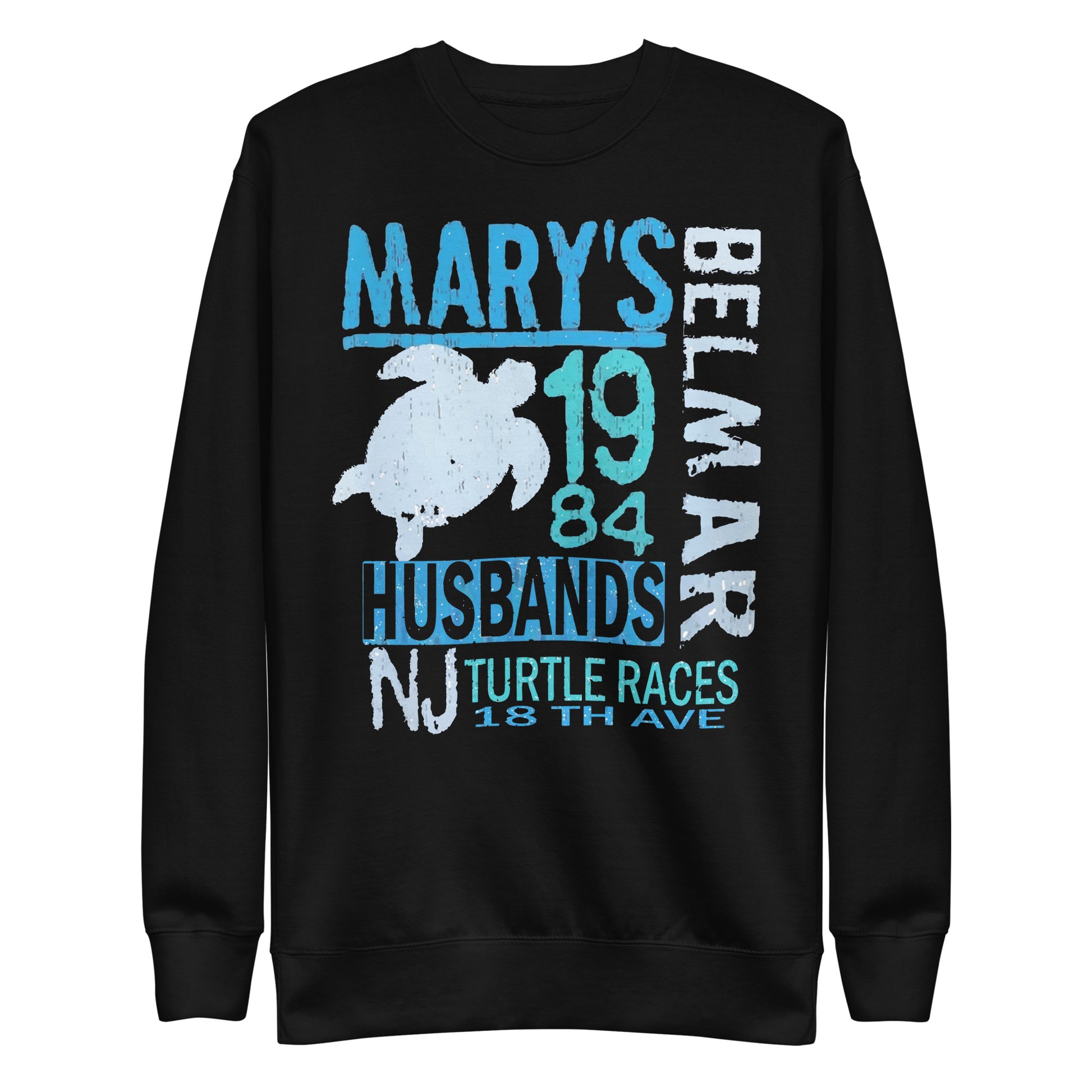 Mary's Husband's Pub - BELMAR - Unisex Premium Sweatshirt Black