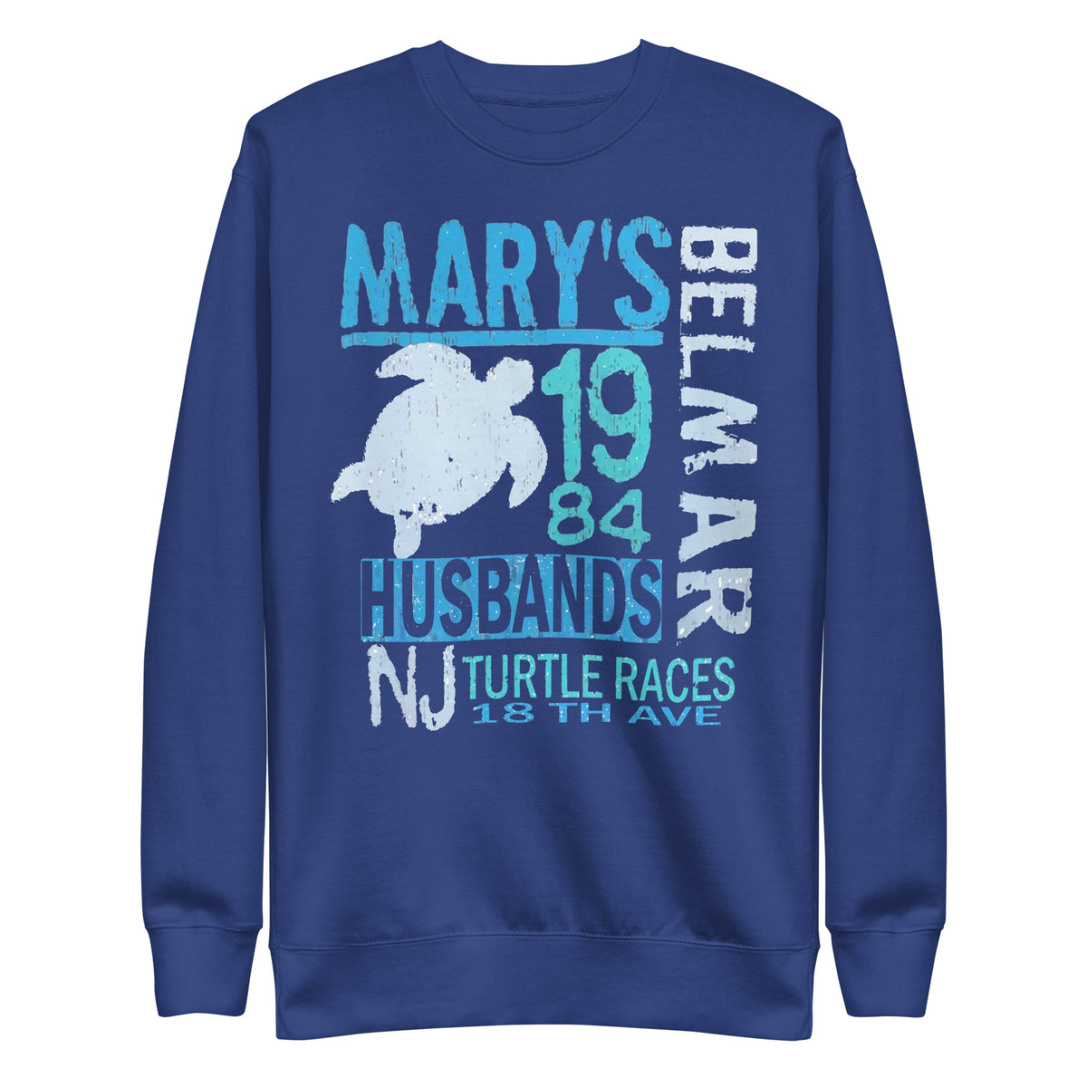 Mary's Husband's Pub - BELMAR - Unisex Premium Sweatshirt Team Royal