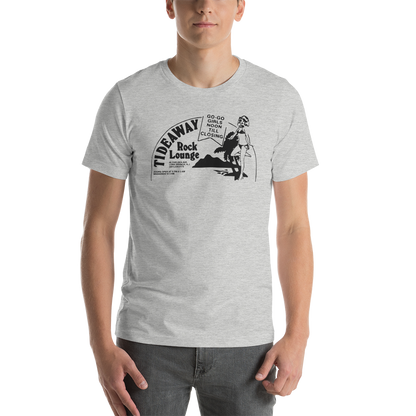 Tideaway Rock Lounge - LONG BRANCH - Short-Sleeve Unisex T-Shirt Athletic Heather