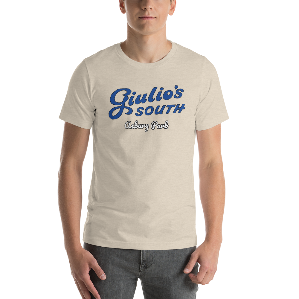 Giulio's South - ASBURY PARK - Short-Sleeve Unisex T-Shirt Heather Dust