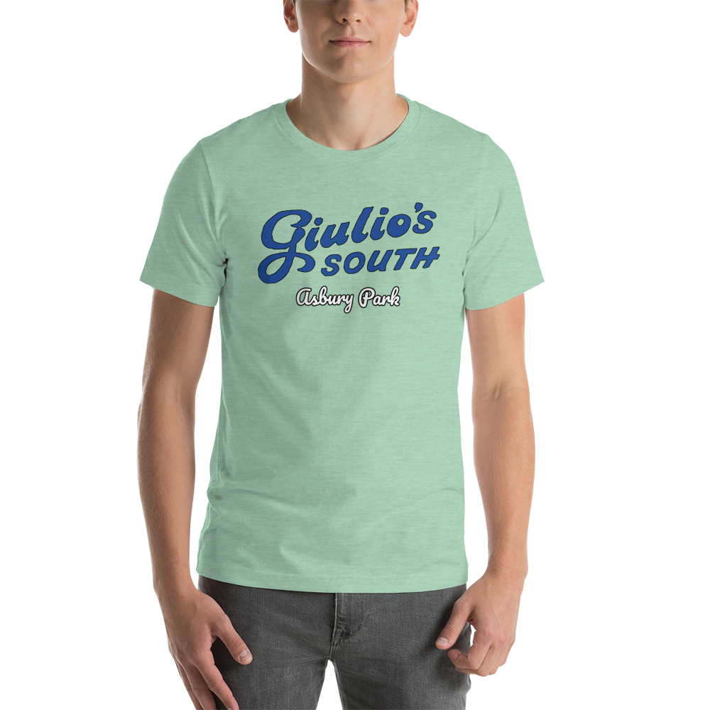 Giulio's South - ASBURY PARK - Short-Sleeve Unisex T-Shirt Heather Prism Mint