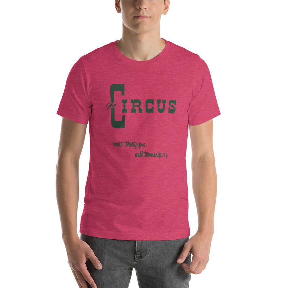 The Circus Drive-Thru - WALL TWP. - Short-Sleeve Unisex T-Shirt Heather Raspberry