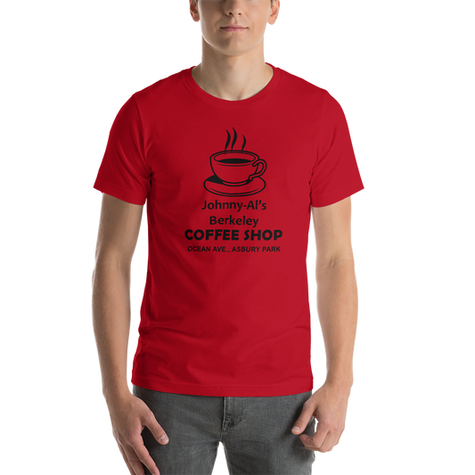 Johnny-Al's Berkeley Coffee Shop - ASBURY PARK - Short-Sleeve Unisex T-Shirt Red
