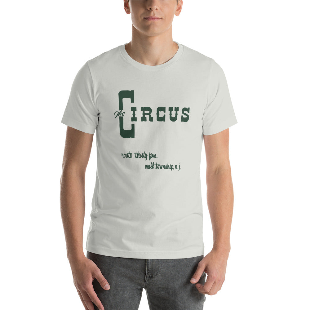 The Circus Drive-Thru - WALL TWP. - Short-Sleeve Unisex T-Shirt Silver