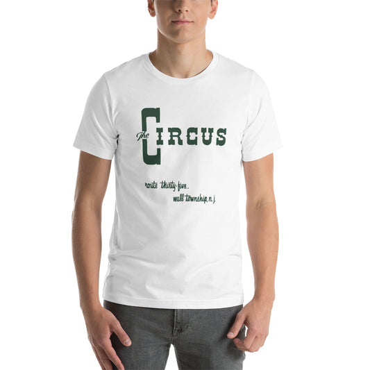 The Circus Drive-Thru - WALL TWP. - Short-Sleeve Unisex T-Shirt White