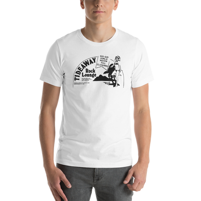 Tideaway Rock Lounge - LONG BRANCH - Short-Sleeve Unisex T-Shirt White