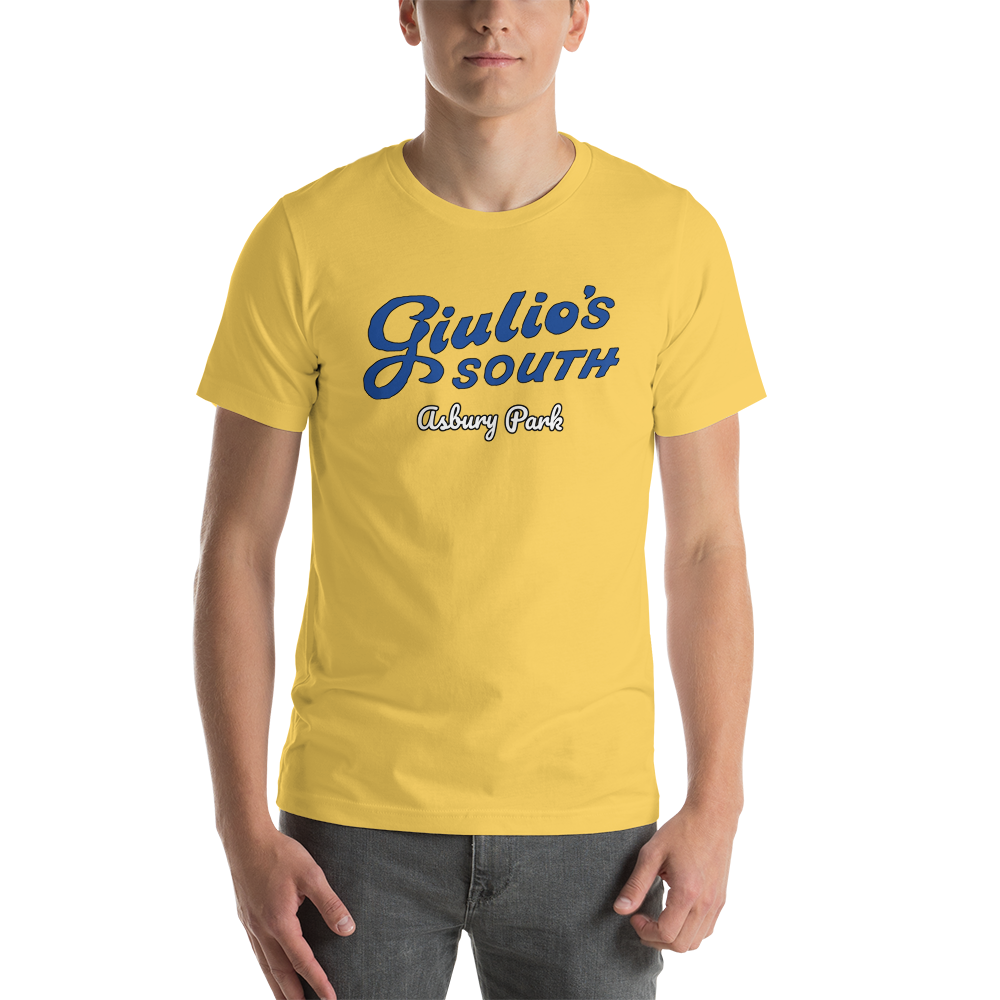 Giulio's South - ASBURY PARK - Short-Sleeve Unisex T-Shirt Yellow