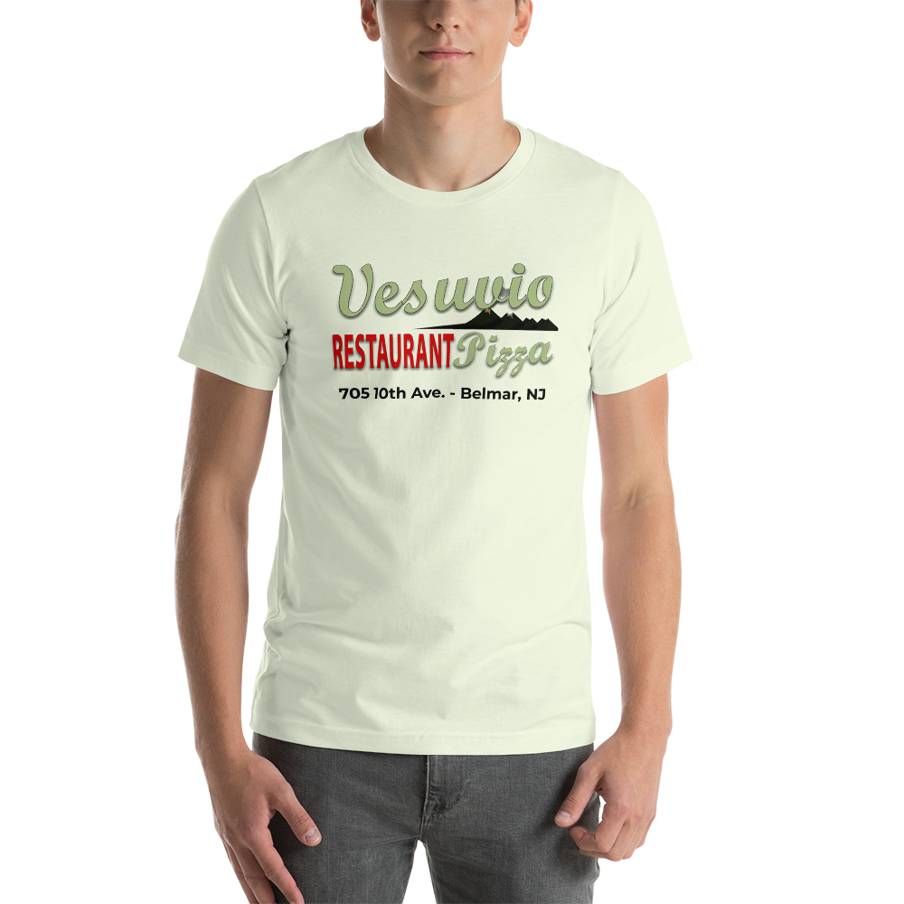 Vesuvio Restaurant & Pizza - BELMAR - Short-Sleeve Unisex T-Shirt Citron