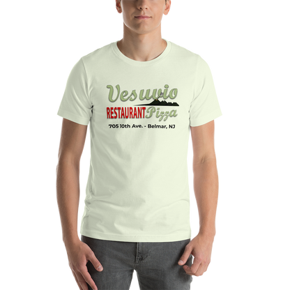 Vesuvio Restaurant & Pizza - BELMAR - Short-Sleeve Unisex T-Shirt Citron