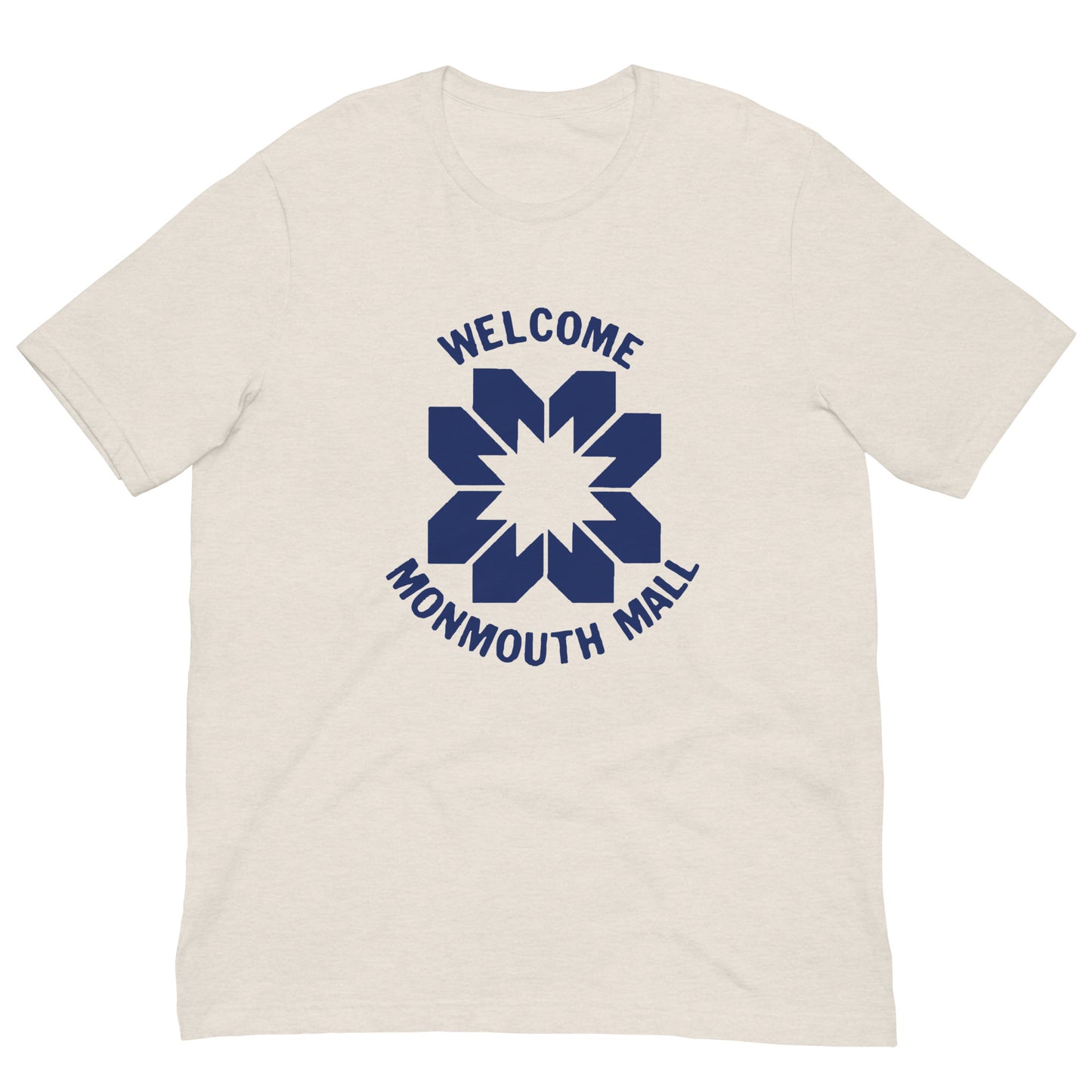 Welcome to the Monmouth Mall - EATONTOWN - MONMOUTH MALL - Unisex t-shirt Heather Dust