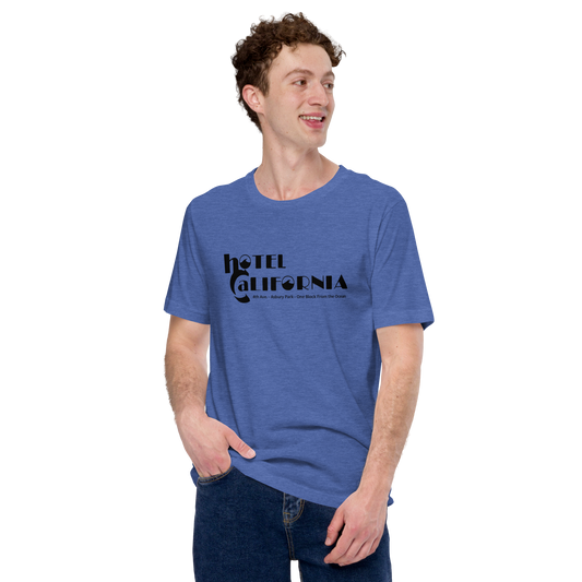 Hotel California - ASBURY PARK - Unisex t-shirt Heather True Royal