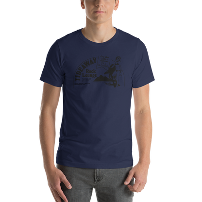 Tideaway Rock Lounge - LONG BRANCH - Short-Sleeve Unisex T-Shirt Navy