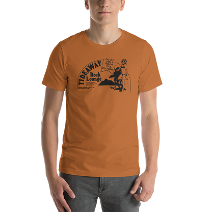 Tideaway Rock Lounge - LONG BRANCH - Short-Sleeve Unisex T-Shirt Toast