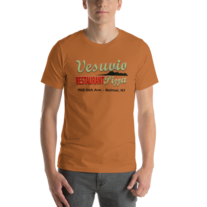 Vesuvio Restaurant & Pizza - BELMAR - Short-Sleeve Unisex T-Shirt Toast